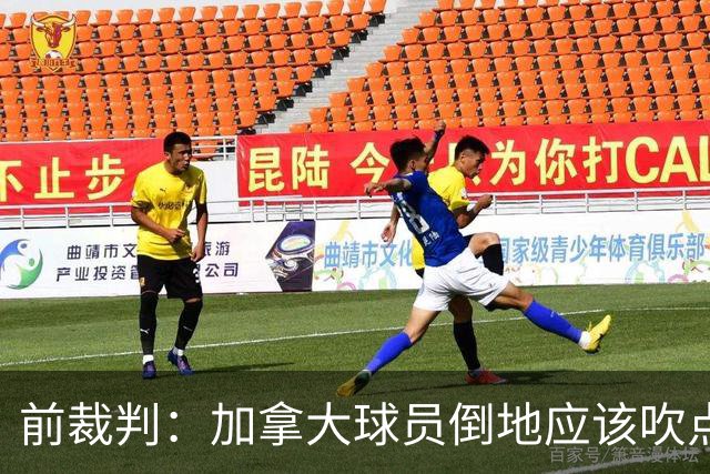 前裁判：加拿大球员倒地应该吹点球，VAR介不介入的标准不统一